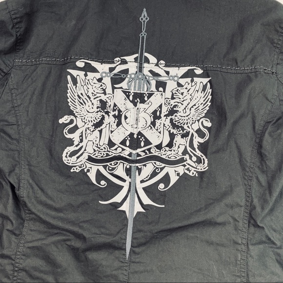 Vintage Guess Jacket Black Cotton Blazer XXL - Picture 3 of 8